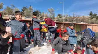 Belen'de Öğrencilere Kar Sürprizi