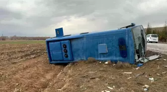 Afyonkarahisar'da Cezaevi Aracının Devrilmesi Sonucu 14 Yaralı