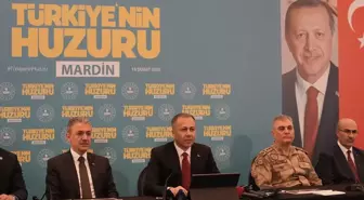 İçişleri Bakanı Yerlikaya, Mardin'de 'Türkiye'nin Huzuru Toplantısı'nda konuştu Açıklaması