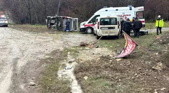 Bolu'da Yağışlı Hava Kazaya Neden Oldu: 2 Yaralı