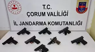 Çorum'da Yasa Dışı Silah Ticareti Yapan Kişi Tutuklandı