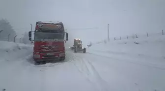 Kocayayla Geçidi Kar Yağışı Nedeniyle Trafiğe Kapandı