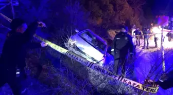 Burdur'da Şarampole Uçan Otomobilin Sürücüsü Hayatını Kaybetti