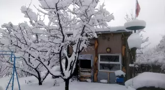 Amasya'nın Yüksek Kesimlerinde Kar Yağışı Etkili Oluyor