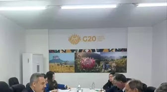 Hakan Fidan, G20 Dışişleri Bakanları Toplantısı'nda Lavrov ile Görüştü