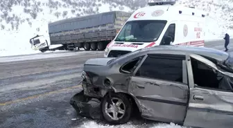 Malatya-Adıyaman Yolunda Feci Kaza: 2 Yaralı