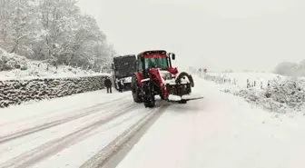 Sinop'ta Yoğun Kar Yağışı Ulaşımı Aksattı