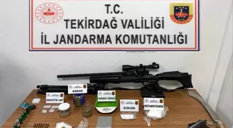 Tekirdağ'da Uyuşturucu ve Silah Operasyonu: Çok Sayıda Ele Geçirildi