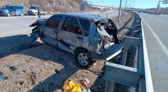 Ankara-Kırıkkale Kara Yolunda Kaza: 3 Yaralı