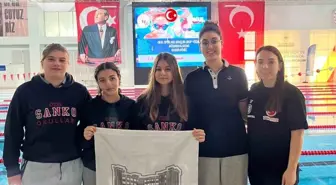 SANKO Okulları Genç Kız Yüzme Takımı Bölge Şampiyonu Oldu