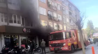 Çanakkale'de Beyaz Eşya Dükkanında Yangın