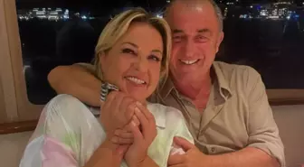 Fatih Terim'den eşi Fulya Terim'e romantik doğum günü kutlaması