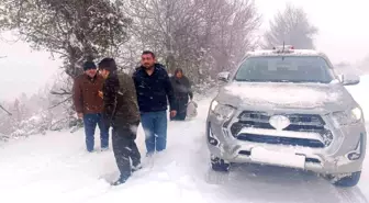 Karabük'te Yoğun Kar Yağışı Hastaları Zor Durumda Bıraktı