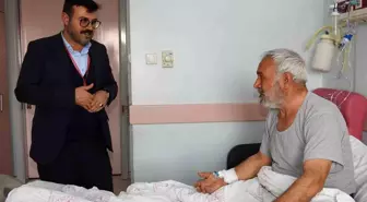 Hasta ve yakınlarının morali manevi destek ile yükseliyor