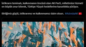 Emine Erdoğan'dan AK Parti 8. Olağan Büyük Kongresi paylaşımı: 'Birliğimiz güçlü, istikrarımız ve kalkınmamız daim olsun'