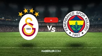 Galatasaray Fenerbahçe maçı kaç kaç, bitti mi? MAÇ SONUCU! Galatasaray Fenerbahçe golleri kim attı, canlı maç anlatımı!