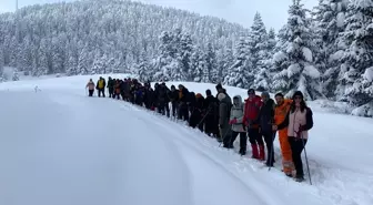 Zorlu Koşullarda Ilgaz Dağı'na Tırmanış