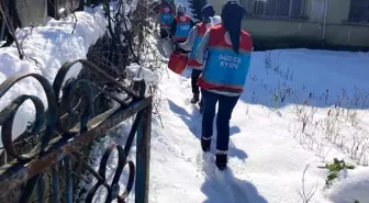 Düzce Sosyal Yardımlaşma Vakfı Kış Şartlarında İhtiyaç Sahiplerine Destek Oluyor