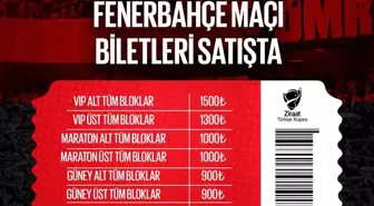 Gaziantep FK ile Fenerbahçe Maçının Biletleri Satışta