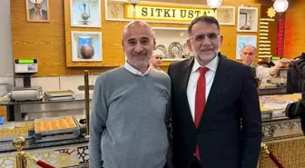 Sıtkı Usta, Kuzey Makedonya Milletvekili Salih Murat'ı Ağırladı