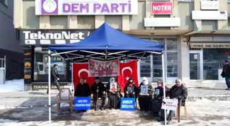 Muş'ta Aileler, Çocukları İçin Evlat Nöbetine Devam Ediyor