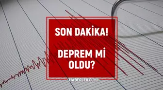 DEPREM SON DAKİKA: İzmir'de deprem mi oldu? Bugün deprem mi oldu? AFAD ve Kandilli anlık deprem listesi!