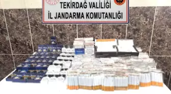 Tekirdağ'da Kaçak Makaron Operasyonu