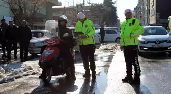 Ordu'da Kar Yağışı Sonrası Geniş Çaplı Trafik Denetimi