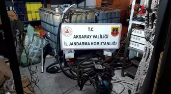 Aksaray'da Kaçak Madeni Yağ Operasyonu: 3.500 Litre Ele Geçirildi