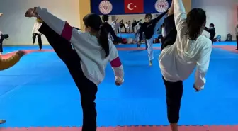 Düzce'de Öğrenciler Sevgi Evlerindeki Çocuklarla Taekwondo Yaptı