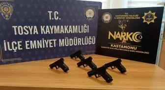 Kastamonu'da Hapis Cezasıyla Aranan Şahıs Yakalandı ve Ruhsatsız Silahlar Ele Geçirildi