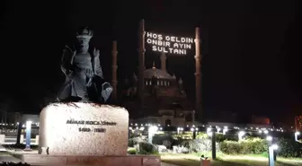 Edirne'de Ramazan Ayının İlk Teravih Namazı Coşkuyla Kılındı