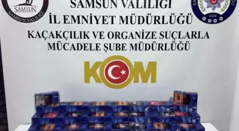 Samsun'da 20 Bin Adet Kaçak Makaron Ele Geçirildi