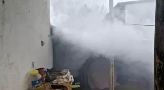Çorum'da Müstakil Evde Yangın Çıktı