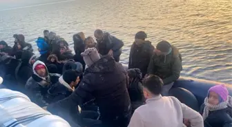 Çeşme Açıklarında 36 Düzensiz Göçmen Yakalandı