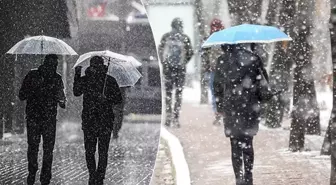 Meteoroloji'den yağış uyarısı! Bu illere kar ve yağmur bekleniyor