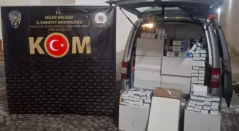 Niğde'de Kaçakçılıkla Mücadele: 310 Bin Makaron Ele Geçirildi