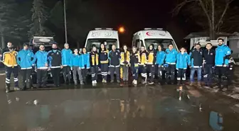 Düzce'de Deprem Haftası Kapsamında Tatbikat Gerçekleştirildi