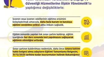 Çalışma ve Sosyal Güvenlik Bakanı Işıkhan'dan İş Sağlığı ve Güvenliği Açıklamaları