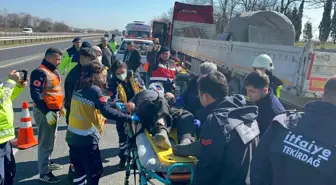 Tekirdağ'da Feci Kaza: Park Halindeki Tıra Çarpan Kamyon Şoförü Hayatını Kaybetti