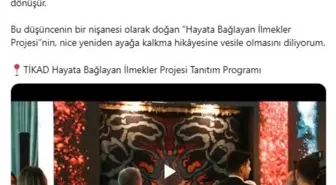 Emine Erdoğan'dan 'Hayata Bağlayan İlmekler' projesi paylaşımı