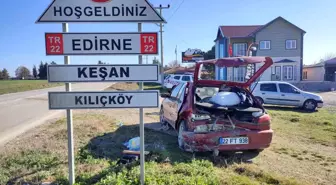 Edirne'de Trafik Kazası: 3 Yaralı