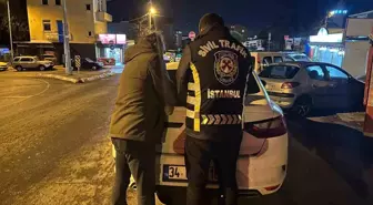 Maltepe'de Kırmızı Işık İhlali Yapan Şoförlere Ceza Kesildi