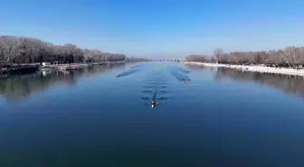 Edirne'de Türkiye Kürek Şampiyonası Heyecanı