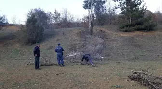 Bolu'da Çoban Yangını Söndürdü