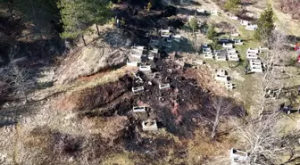 Bolu'da Mezarlık Temizliği Yangınla Sonuçlandı