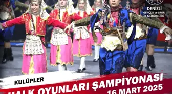 Denizli'de Halk Oyunları İl Şampiyonası Başlıyor