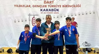 Elazığ TOKİ Fırat Ortaokulu Dartta Türkiye İkincisi Oldu