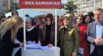 Samsun'da Aile Koruma İçin İmza Kampanyası Düzenlendi