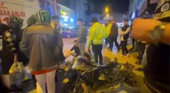 İnegöl'de Polis Takibinden Kaçarken Kaza Yapan Ehliyetsiz Motosiklet Sürücüsü Yaralandı